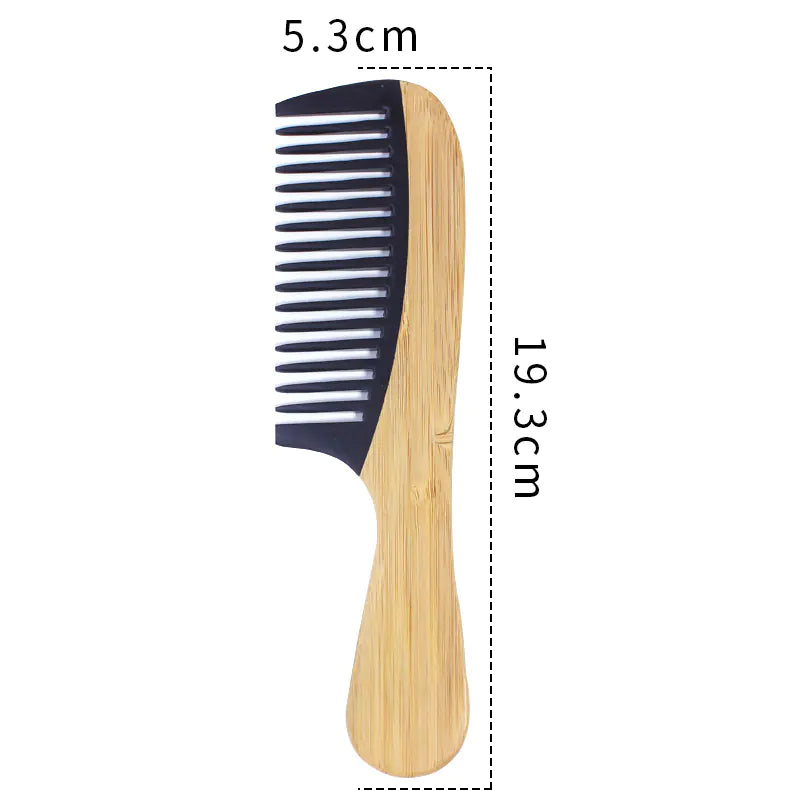 Natural Bamboo Hair Comb Collection