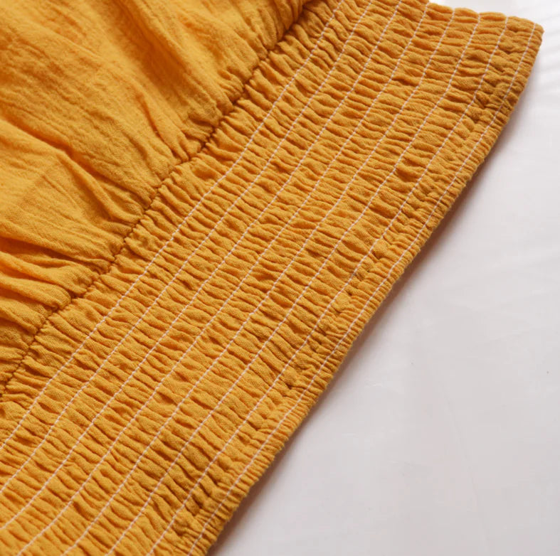 Wrapped Ruffle Elegance