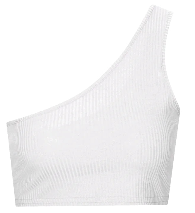 One-Shoulder Strap Crop Top