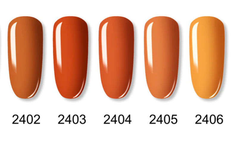 RC Series Pumpkin Color Solid Eco-Friendly Nail Gel