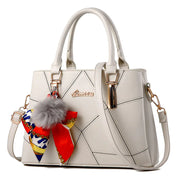 Ivory Mosaic Satchel