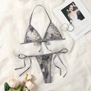 Elegant Three-Point Lace Lingerie Set