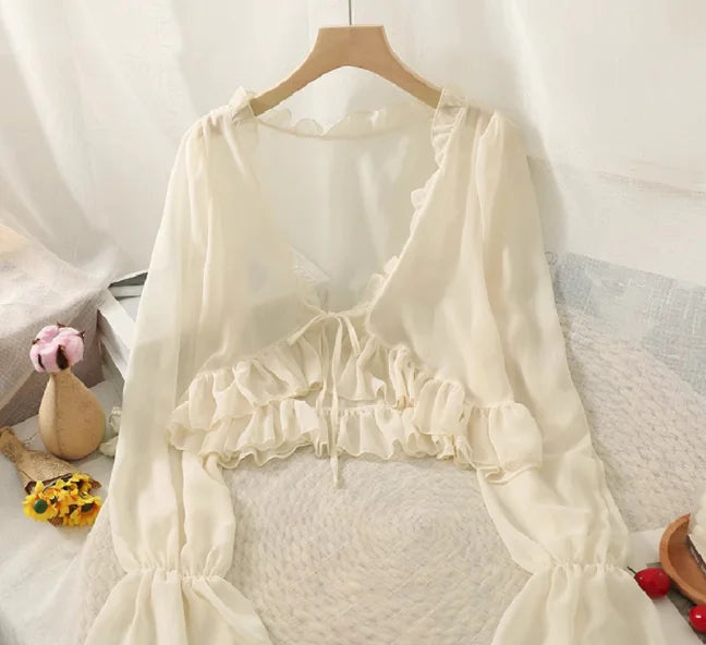 Chiffon V-Neck Grace