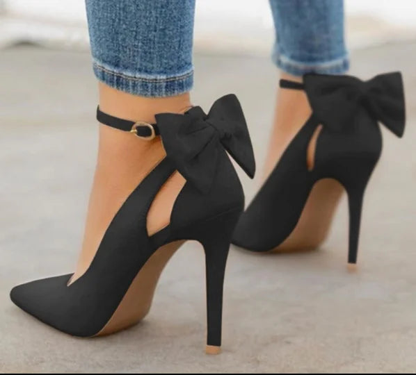 Bow Stiletto Heels