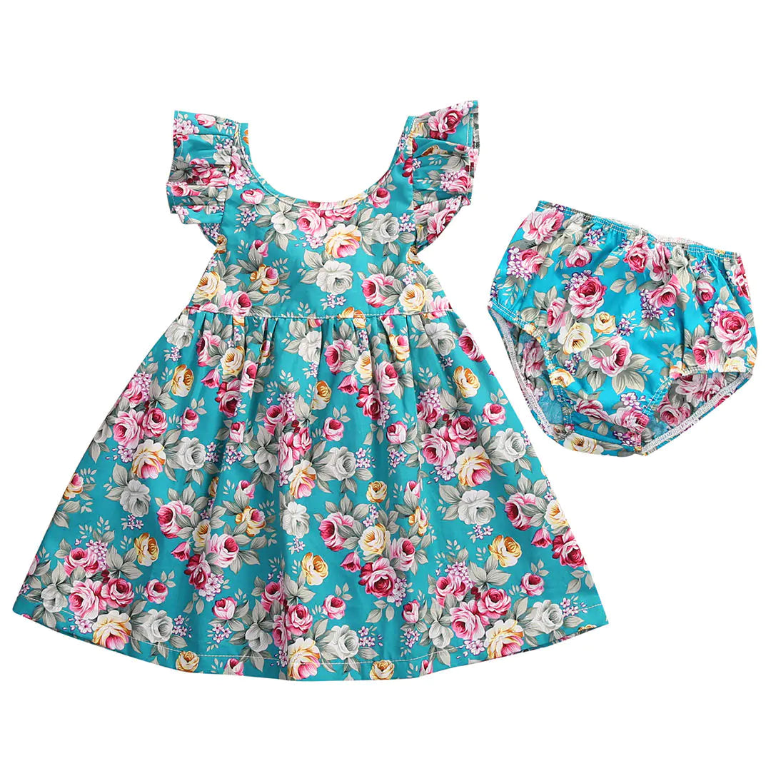 Baby Beach Dress Set