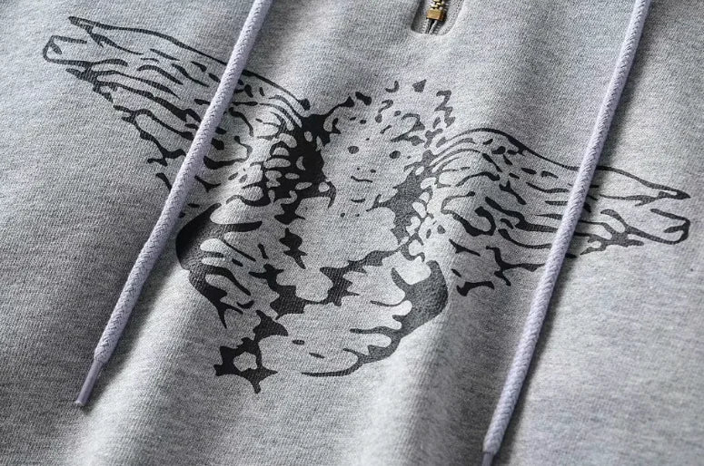 Angel Print Statement Hoodie