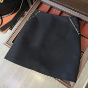 High Waist A-Line Skirt