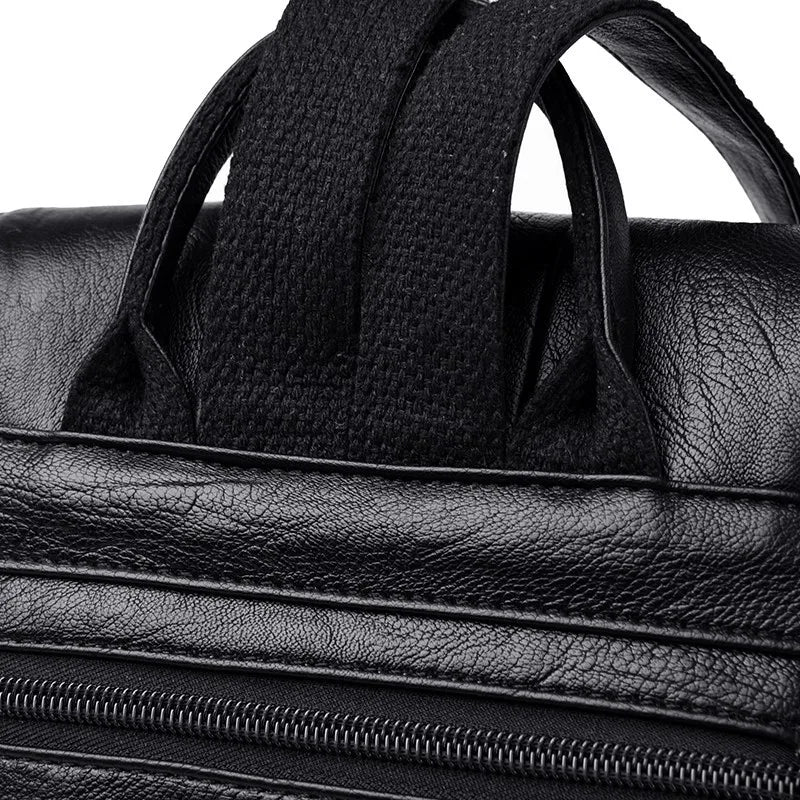Soft-Side PU Backpack - Elegant Style Meets Practical Adventure