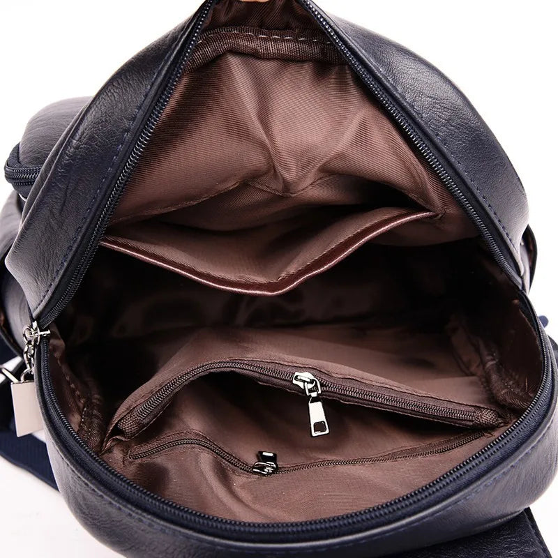 Soft-Side PU Backpack - Elegant Style Meets Practical Adventure