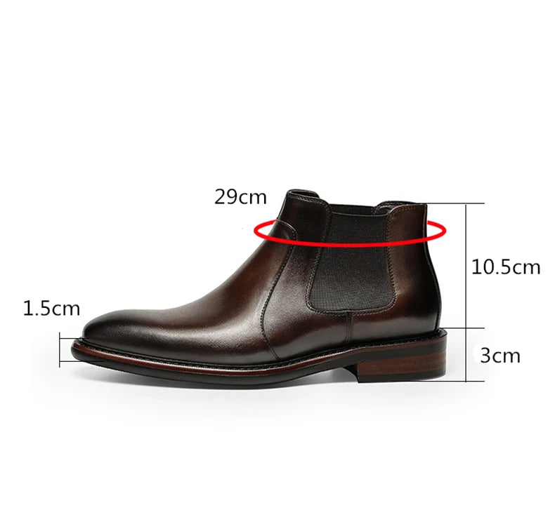 Men's New Formal Business Cowhide Shoes