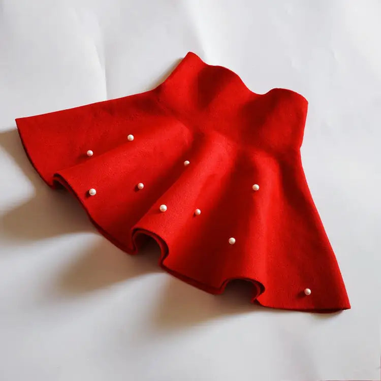 Beaded Knit Sweater Dress