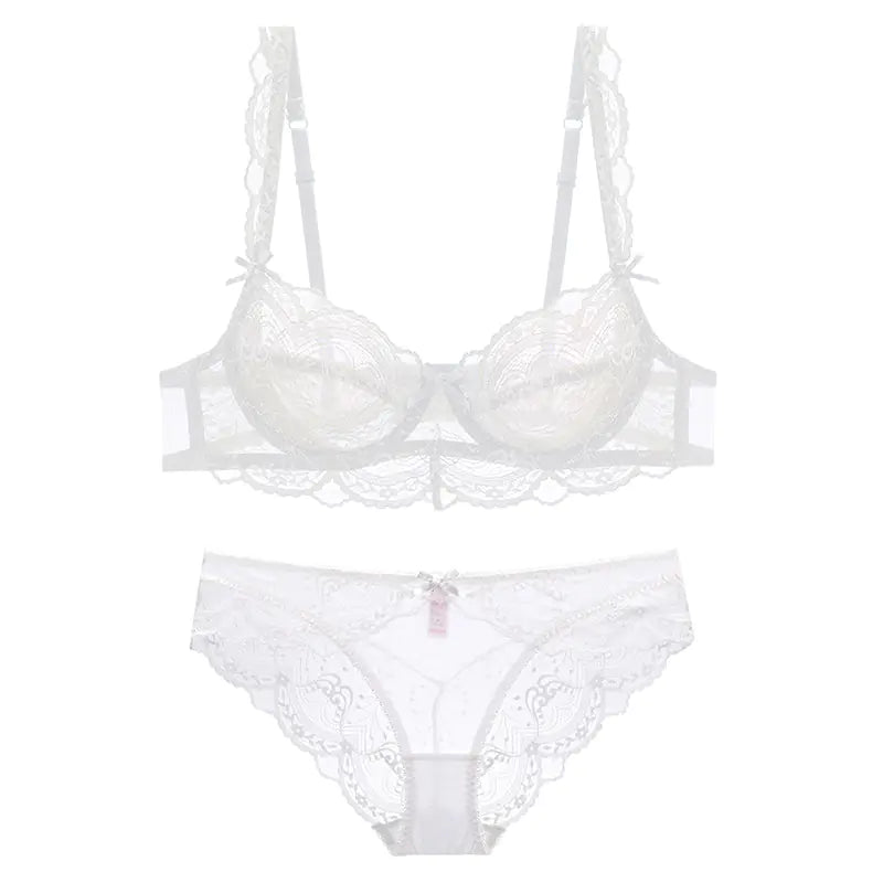 French Lace Ultra-Thin Lingerie Set