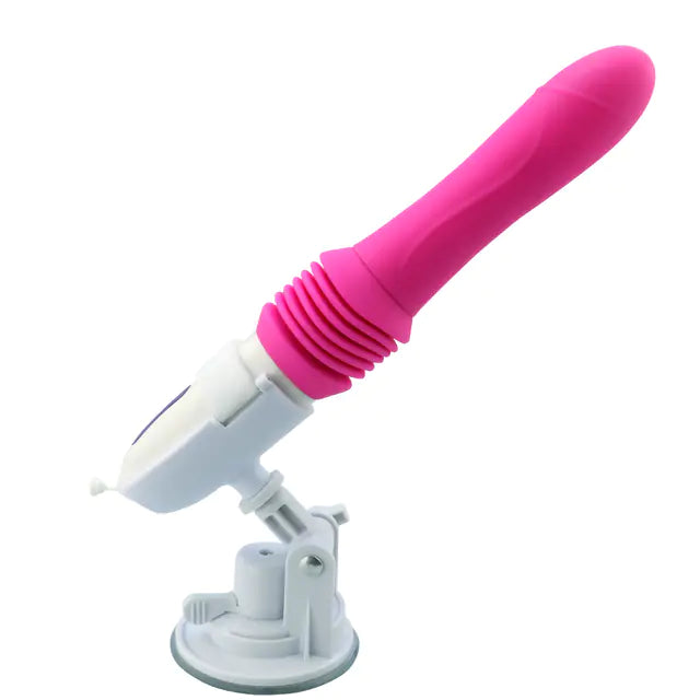 Ribbed Vibrator with Suction Cup