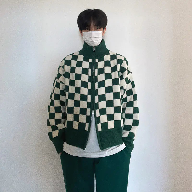 Checkerboard Sweater