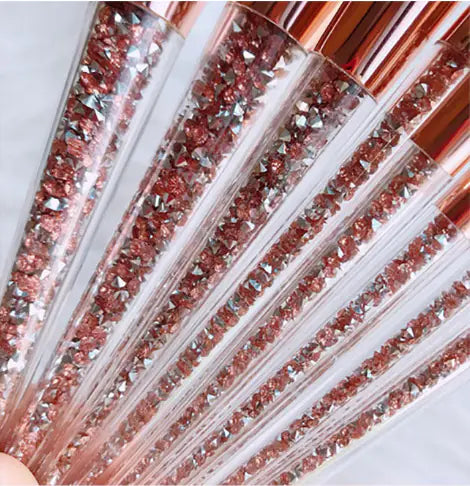 8-Piece Makeup Brush Set - Beauty Tools