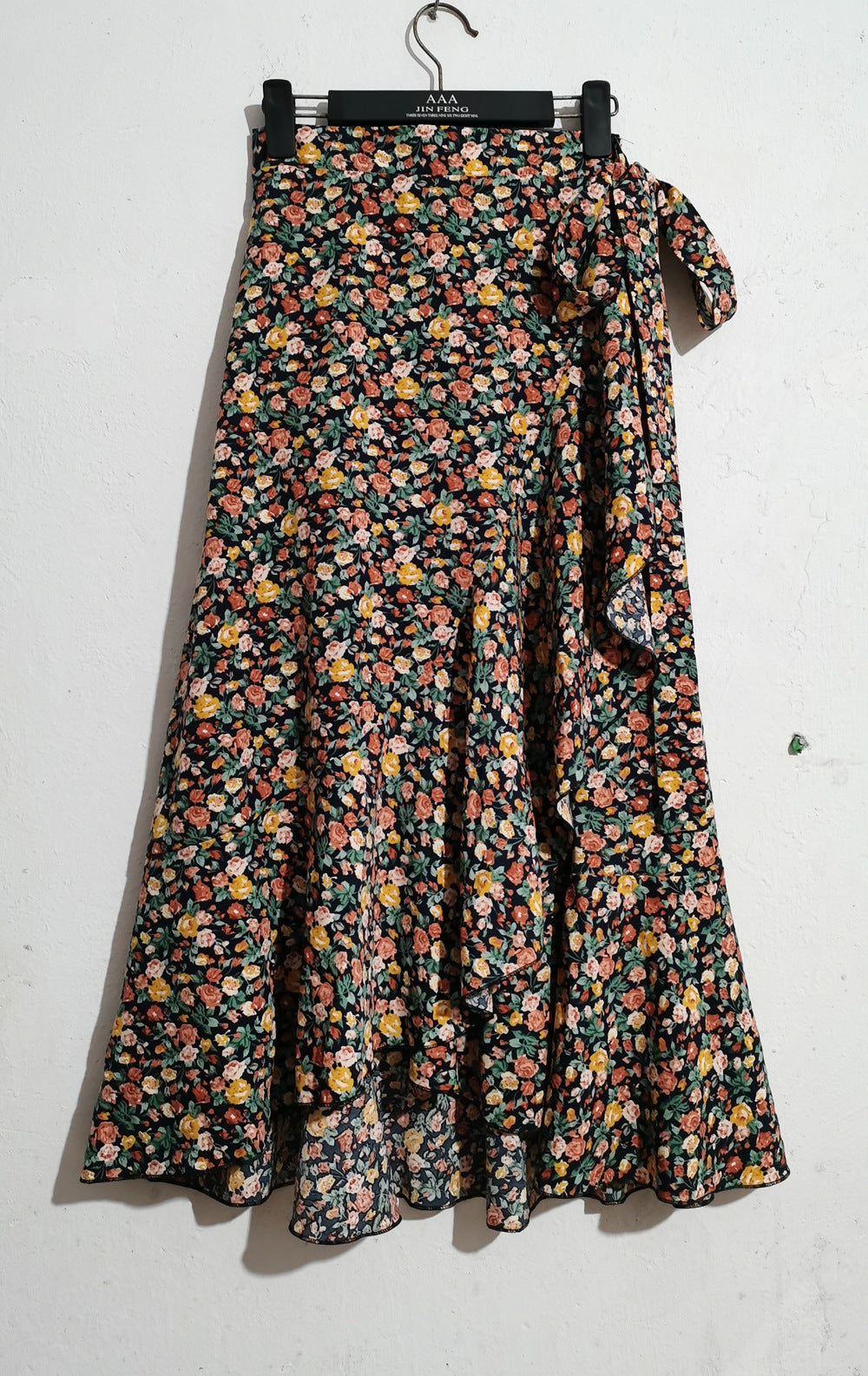 Irregular Small Floral Beach Skirt