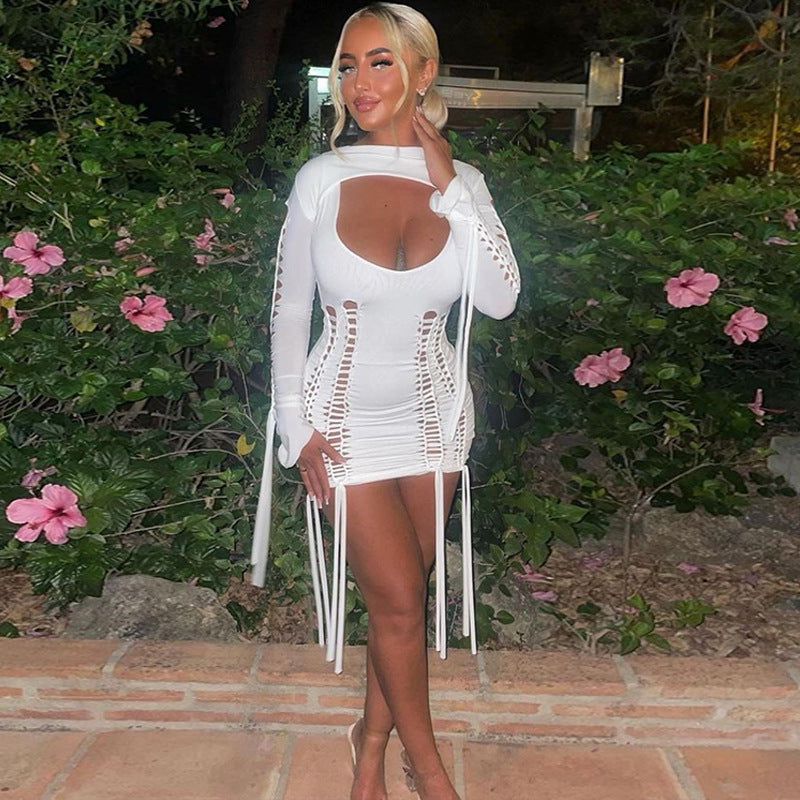 Halter Hollow Elegance