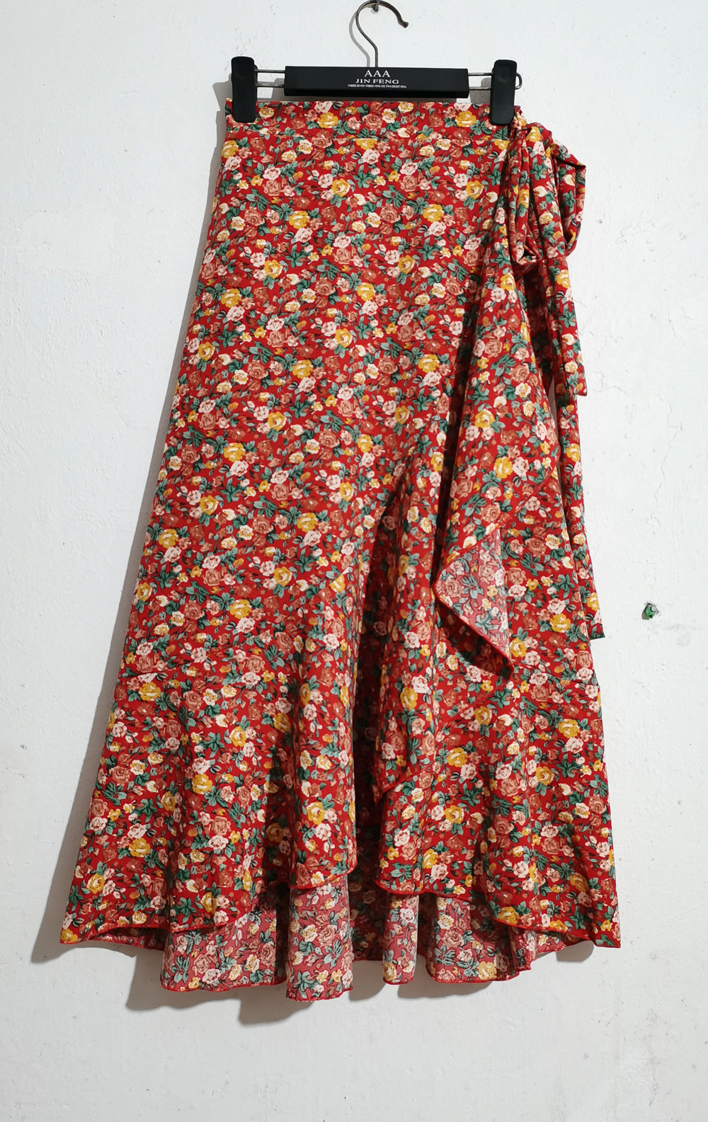 Irregular Small Floral Beach Skirt