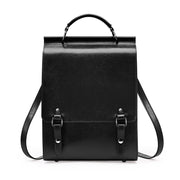 Glossy Leather Backpack