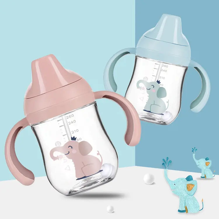 Baby Duckbill Straw Training Drinking Cup