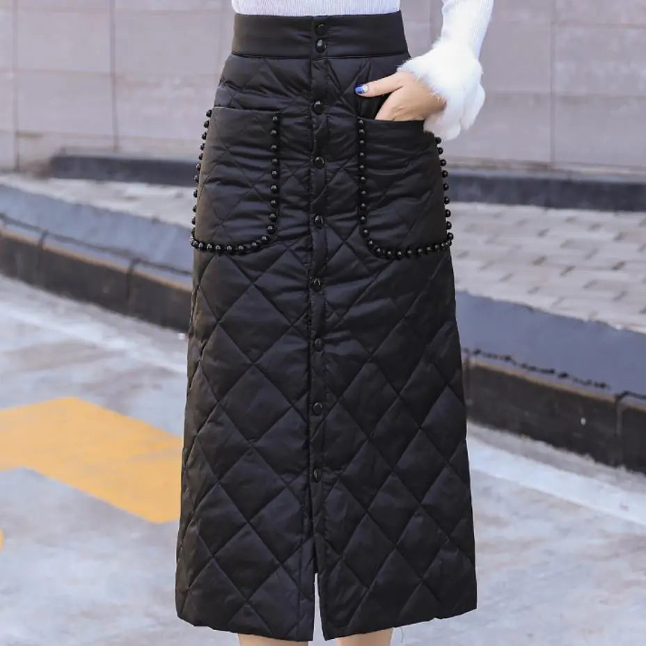 Down Cotton Skirt