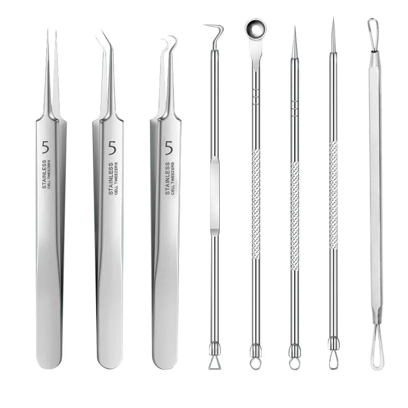 Professional Stainless Steel Acne Extraction Set