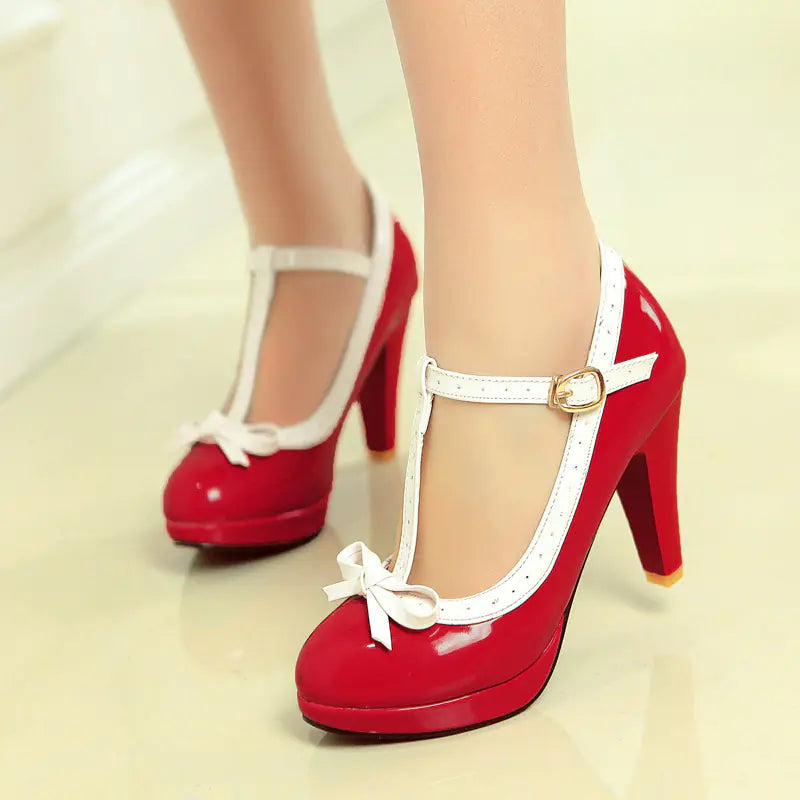 Spring High-Heeled Shoes - Elegant Comfort Meets Timeless Style