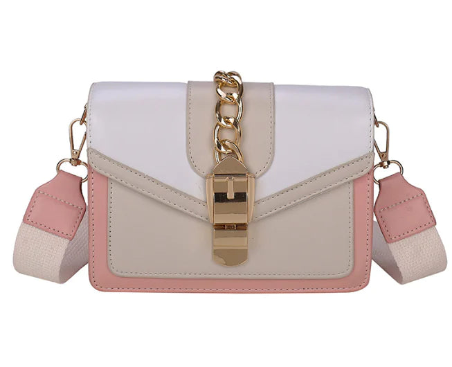 Rivet Detail Square Crossbody Bag