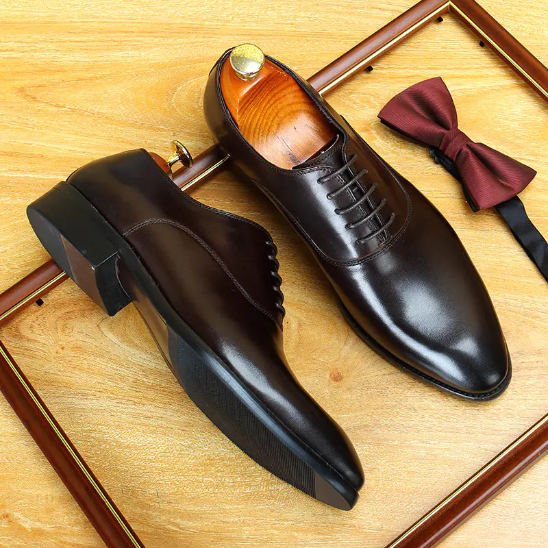 Men's Breathable British Leather Shoes