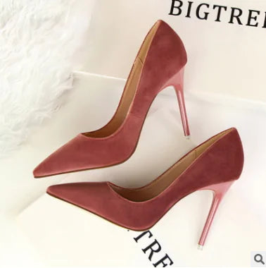 Minimalist Pointed Toe High Heels