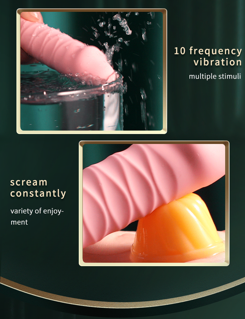 Automatic Telescopic Dildo Vibrator for Women