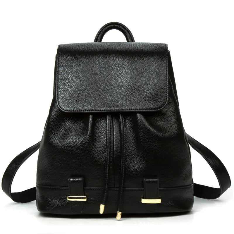 Premium Leather Travel Backpack