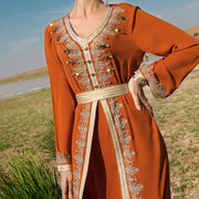 Orange Artisan Dress