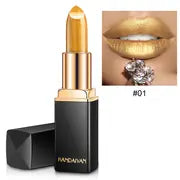 Shimmering Color-Changing Metallic Lipstick