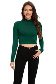 Sleeve Tight Long Sleeve Crop Top