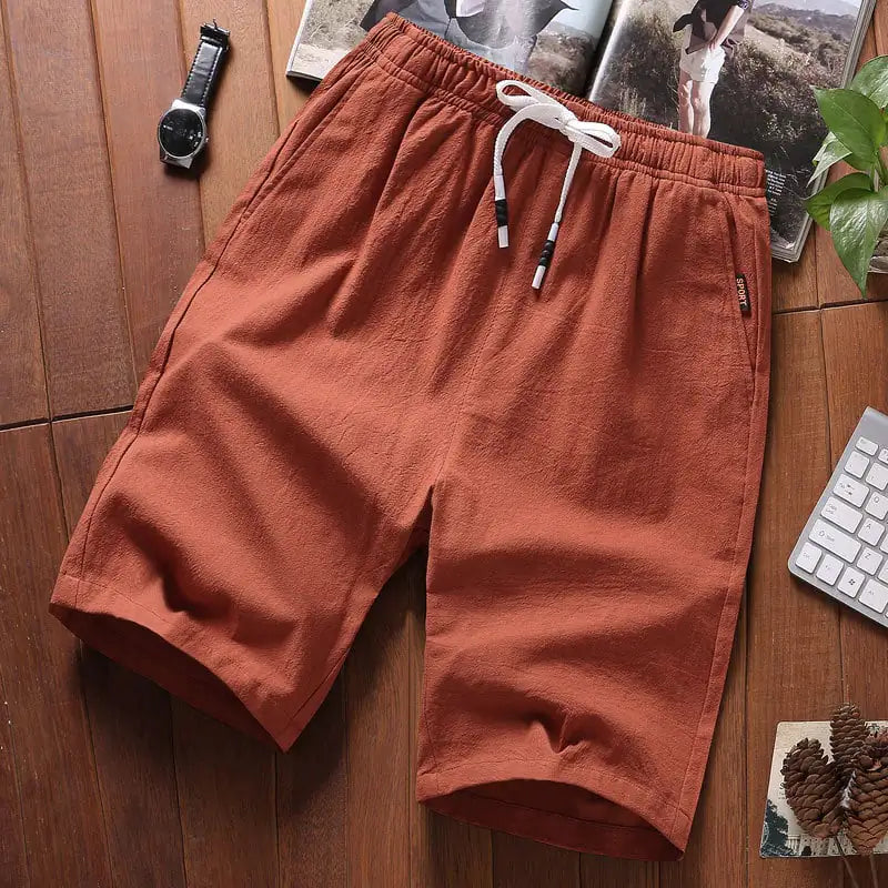 Casual Cotton Five-Point Shorts