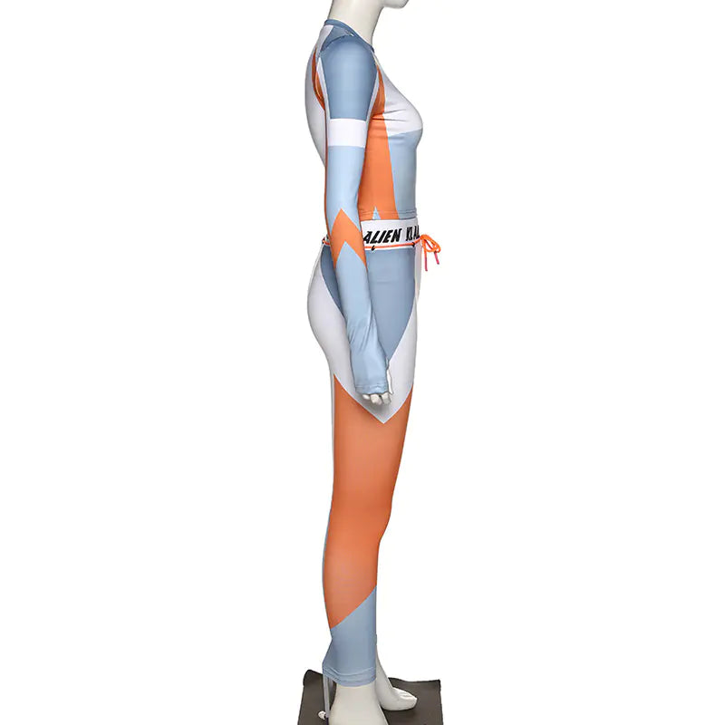 Long Sleeve Crop Top & Leggings Set