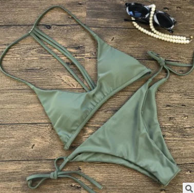 2020 Fashion Solid Color Eco Bikini