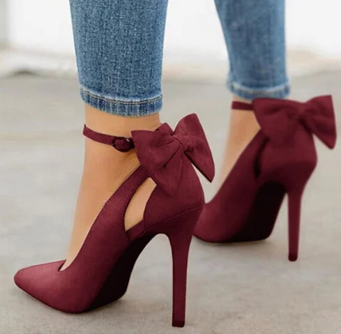Bow Stiletto Heels