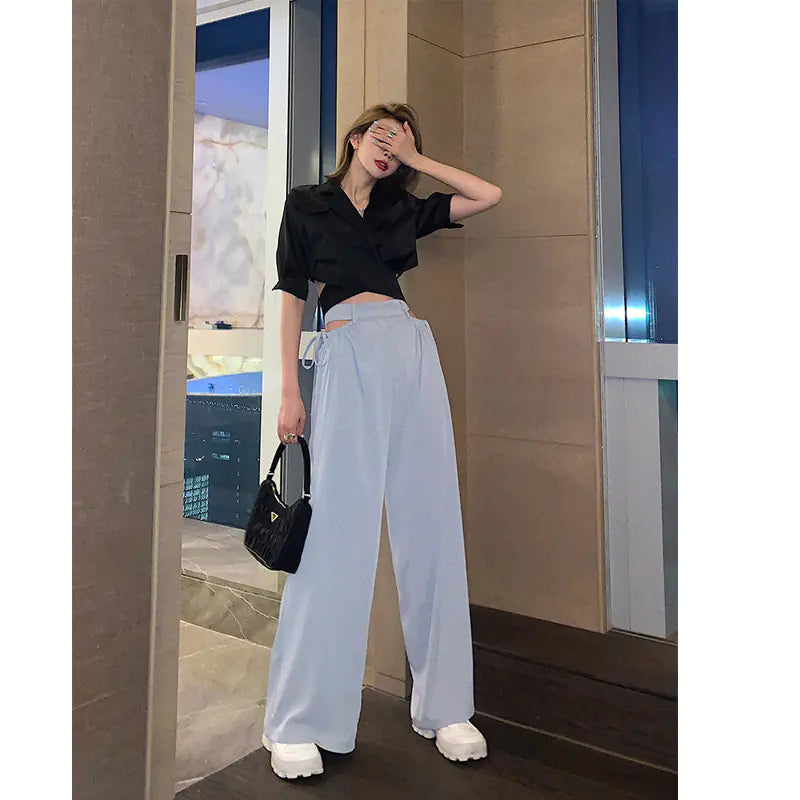 Vintage Backless Crop Top