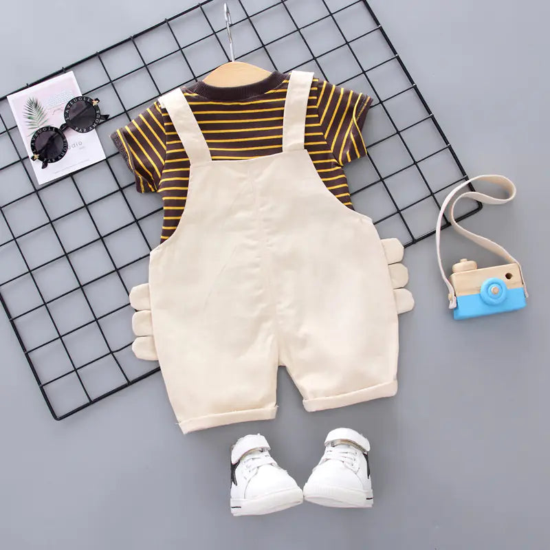 Summer Denim Shorts T-Shirt