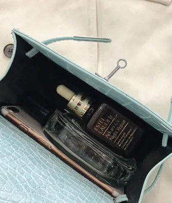 Crocodile Texture Luxury Handbag