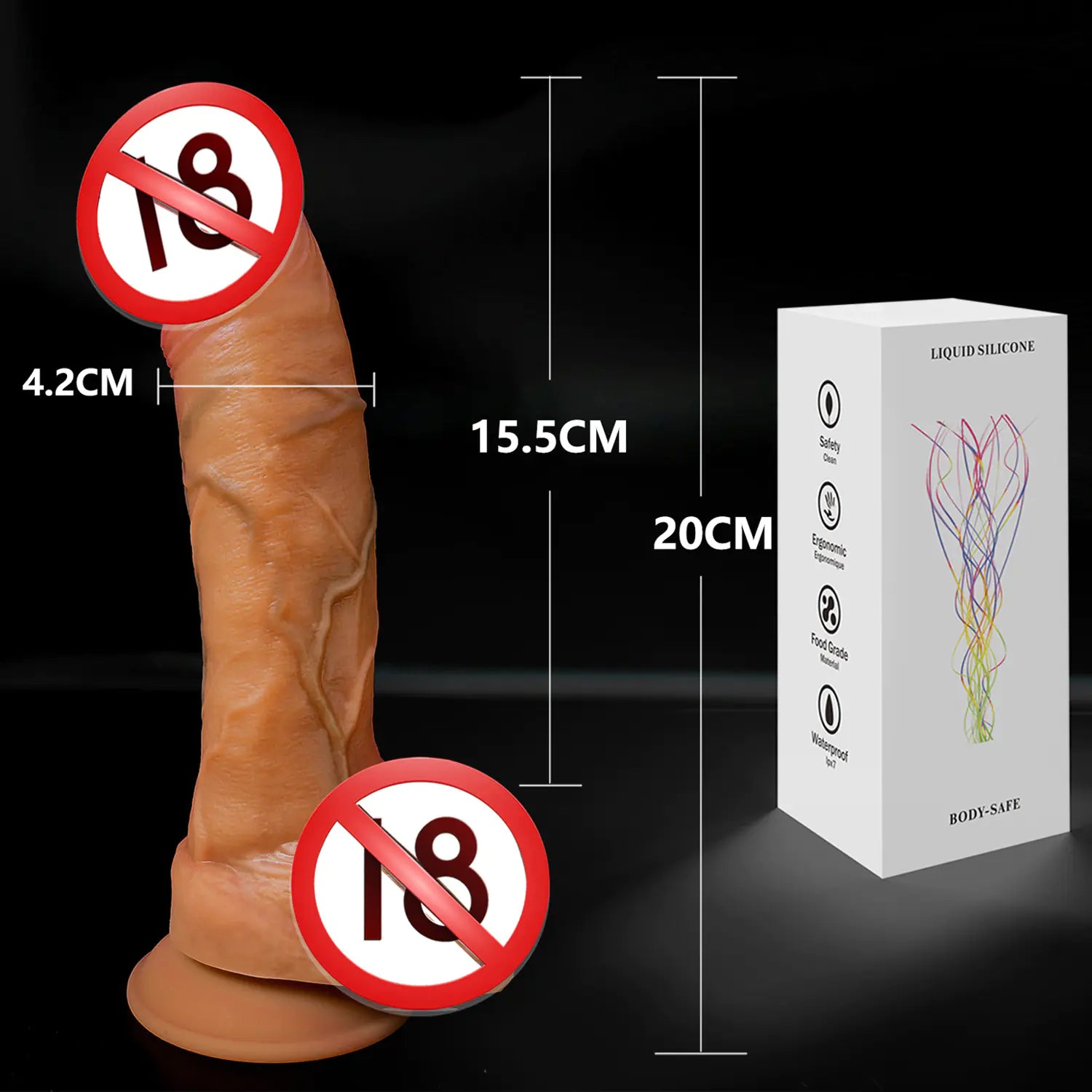 Realistic Silicone Dildo