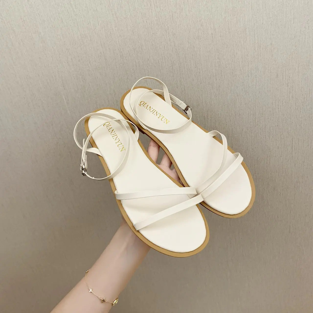 Flat Double Roman Sandals