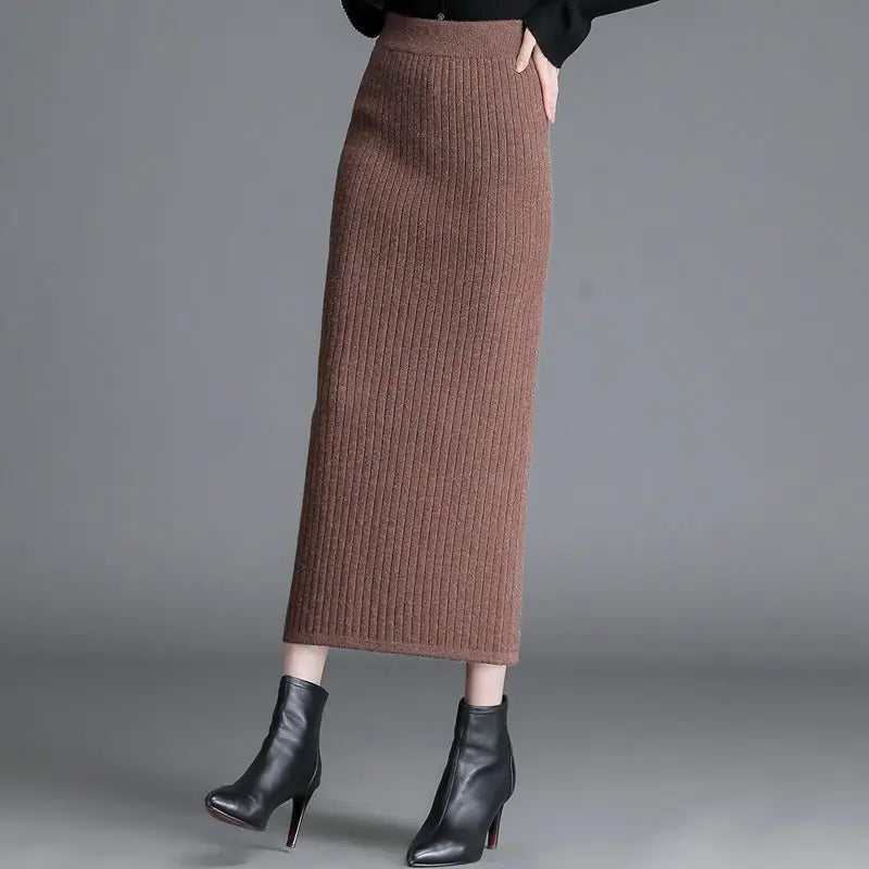 Women's Knitted Cotton Skirt