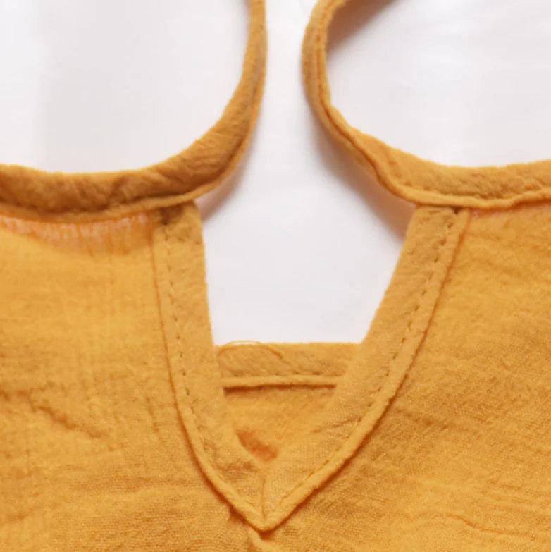 Wrapped Ruffle Elegance