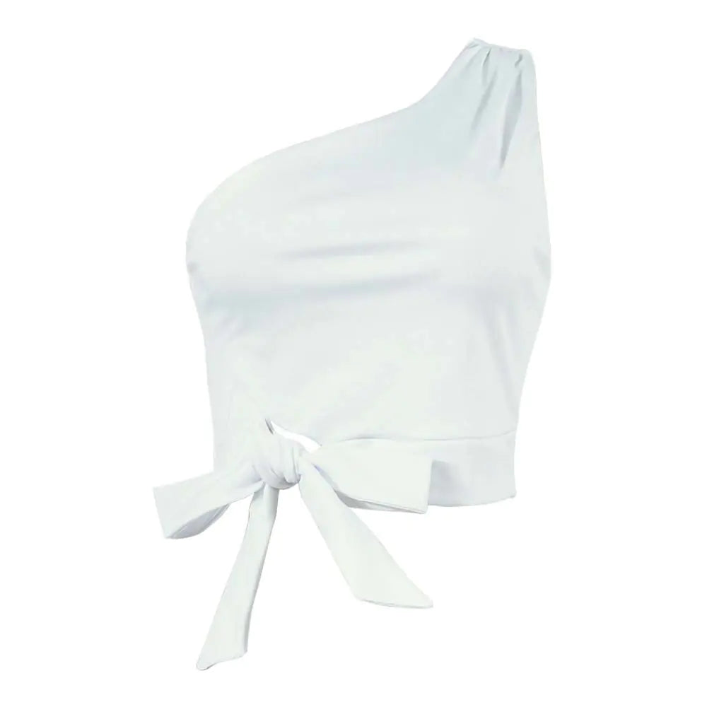 One-Shoulder Crop Top