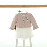 Spring Cotton Dot Pattern Princess Dress