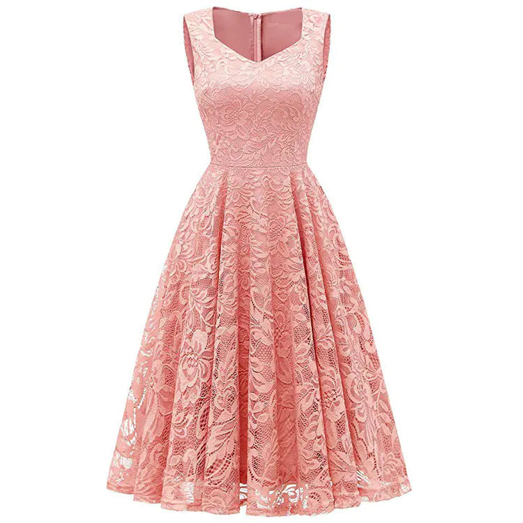 Sophisticated Lace Autumn Dress