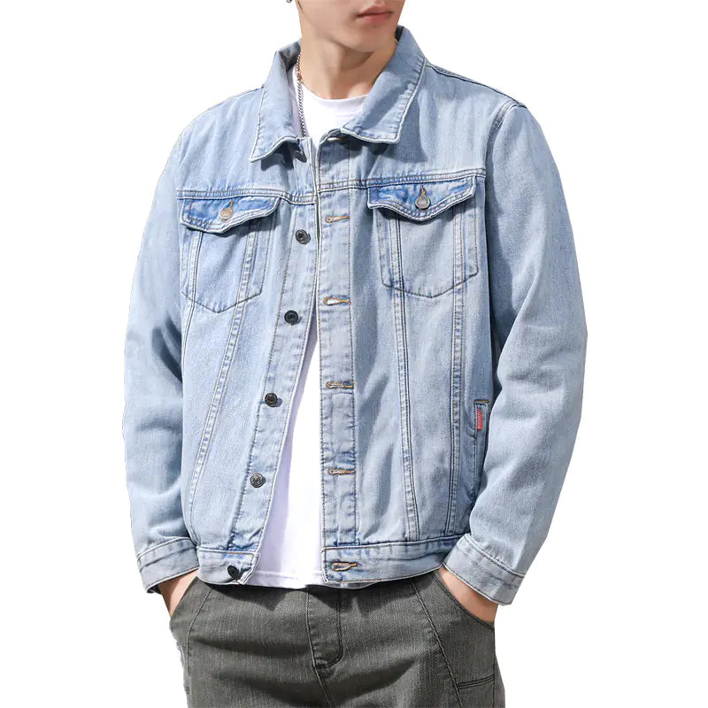 Casual Blue Jacket for Men